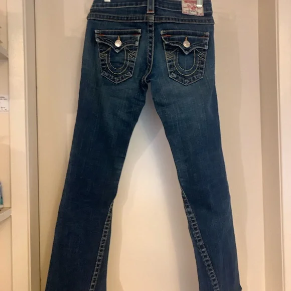 True Religion Dark Blue Denim with Red Label Size 26 - Picture 8 of 8
